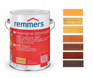 Impregnat HK-Lasur Remmers 3w1 do drewna 10 L 