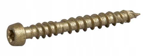 Wkręt tarasowy Essve 4.8 x 55 mm C4 złoty 250 szt