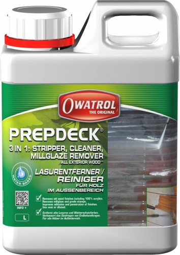Owatrol Prepdeck usuwanie oleju, lazur, farb 1 L