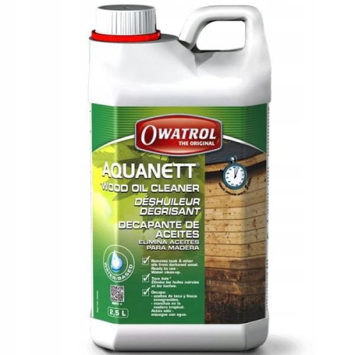 Owatrol Aquanett usuwanie oleju z drewna 2.5 L